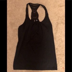 Black tank top